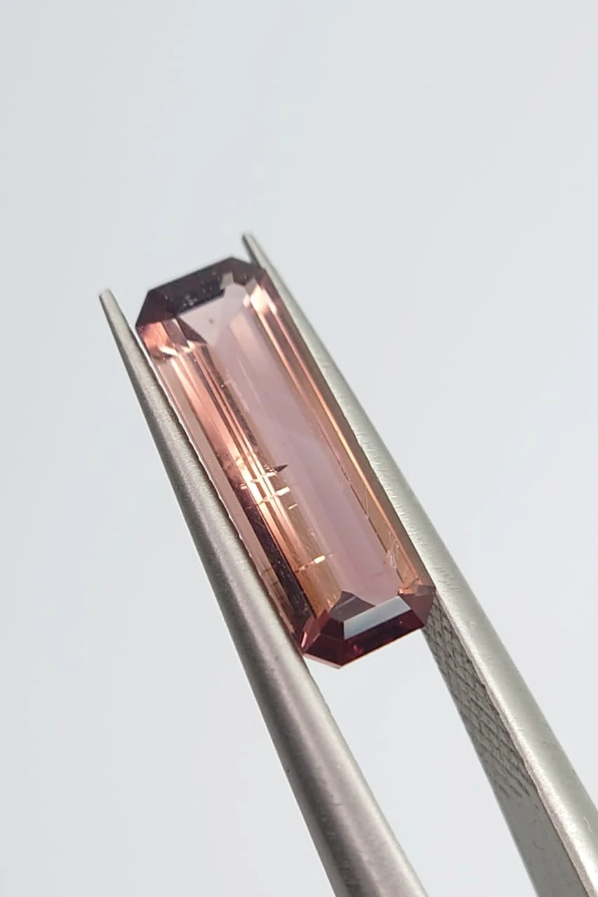 4.4ct Natural Tourmaline Emerald Cut Loose Gemstone From Afghanistan — view 1